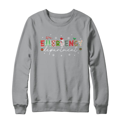 Emergency Department ER Nurse Christmas Emergency Room Shirt & Sweatshirt | teecentury