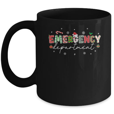 Emergency Department ER Nurse Christmas Emergency Room Mug | teecentury