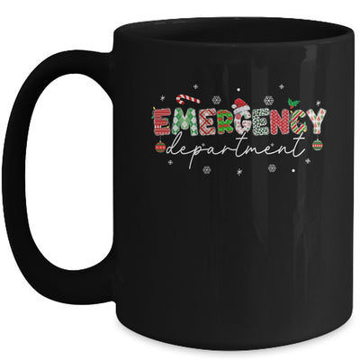 Emergency Department ER Nurse Christmas Emergency Room Mug | teecentury