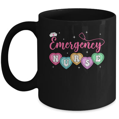Emergency Department Nurse Hearts ER RN ED Valentines Mug | teecentury