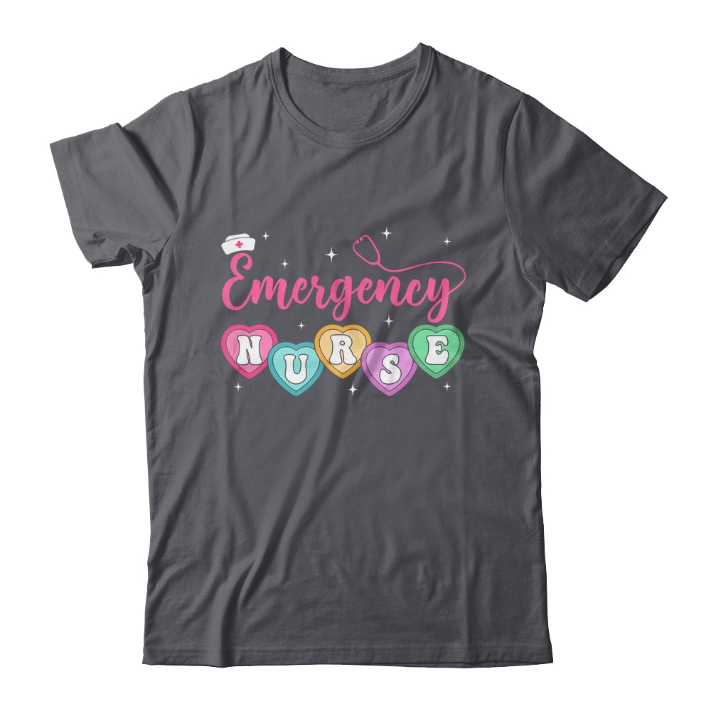 Emergency Department Nurse Hearts ER RN ED Valentines Shirt & Sweatshirt | teecentury