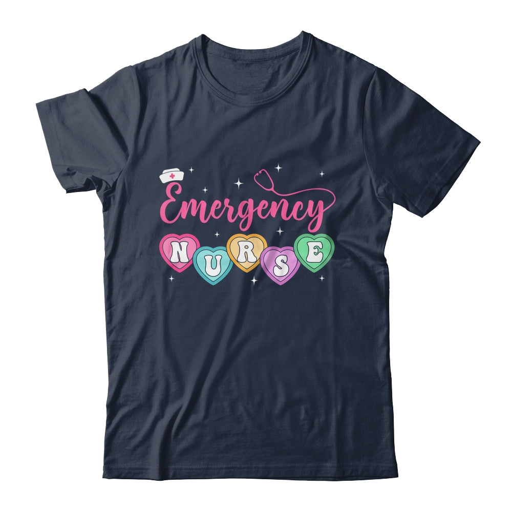 Emergency Department Nurse Hearts ER RN ED Valentines Shirt & Sweatshirt | teecentury