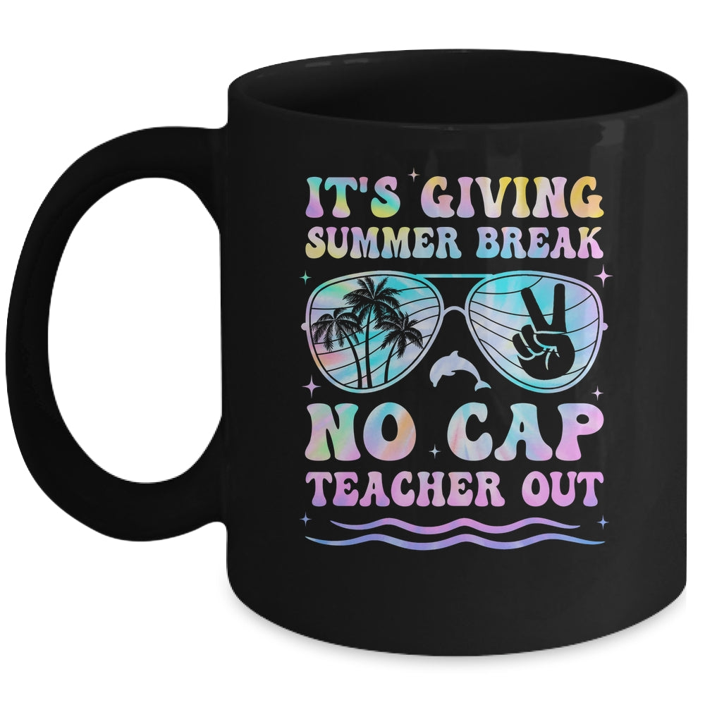 End Of The Year School Out Summer Break No Cap Teacher Out Mug | teecentury