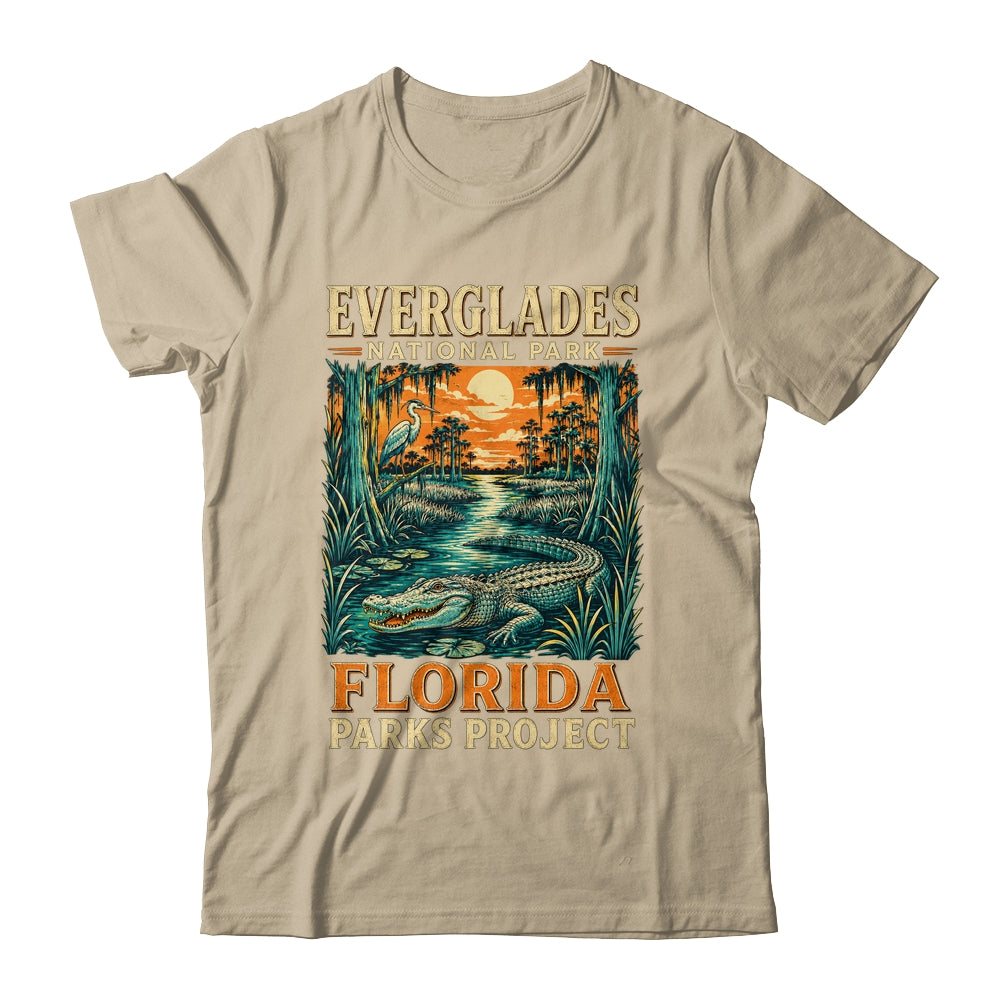 Everglades National Park Florida Adventure Vintage Travel Shirt & Tank Top | teecentury