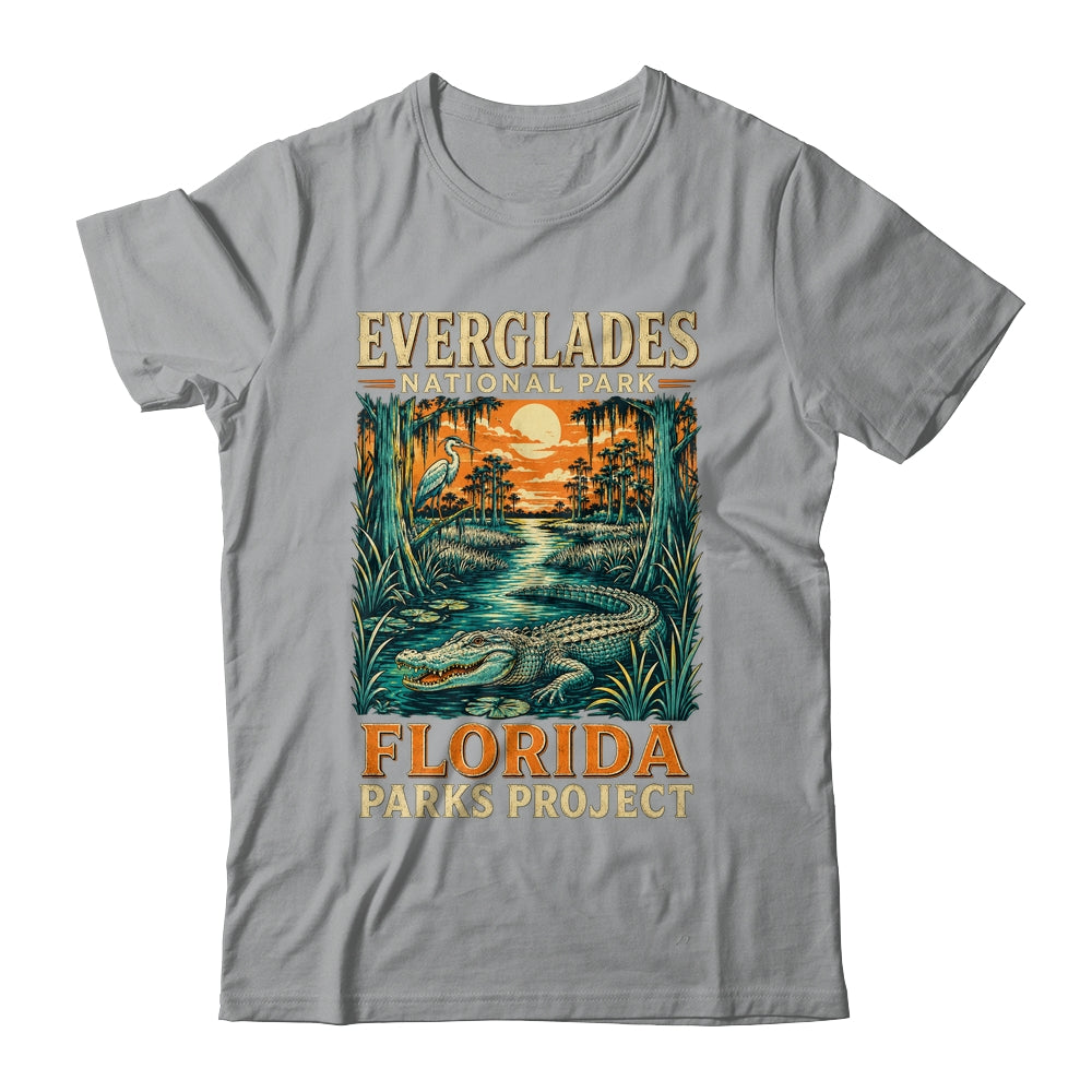 Everglades National Park Florida Adventure Vintage Travel Shirt & Tank Top | teecentury