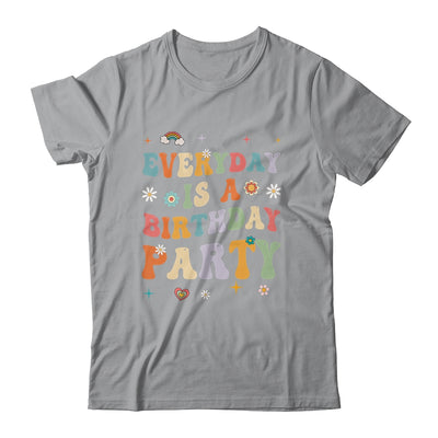 Everyday Is A Birthday Party For Women Girl Groovy Retro Shirt & Tank Top | teecentury