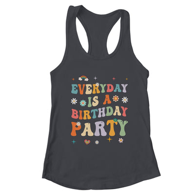 Everyday Is A Birthday Party For Women Girl Groovy Retro Shirt & Tank Top | teecentury