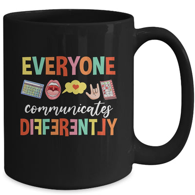 Everyone Communicates Different Speech Language Pathologist Mug | teecentury