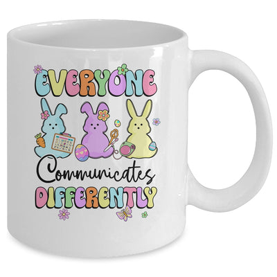 Everyone Communicates Differently Easter Speech Therapy SLP Mug | teecentury
