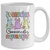 Everyone Communicates Differently Easter Speech Therapy SLP Mug | teecentury
