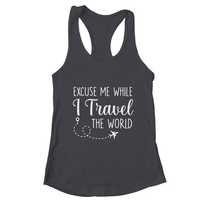 Excuse Me While I Travel The World Funny Christmas Costume Shirt & Tank Top | teecentury