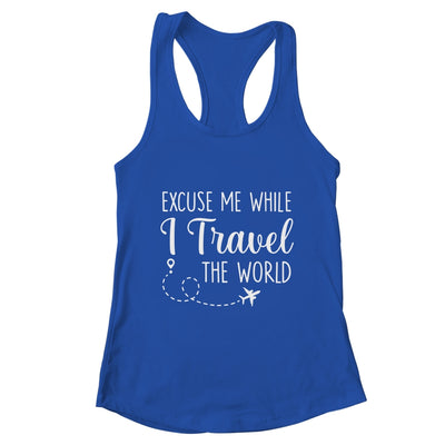 Excuse Me While I Travel The World Funny Christmas Costume Shirt & Tank Top | teecentury