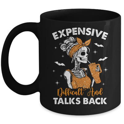 Expensive Difficult And Talks Back Halloween Mama Skeleton Mug | teecentury