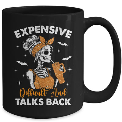 Expensive Difficult And Talks Back Halloween Mama Skeleton Mug | teecentury