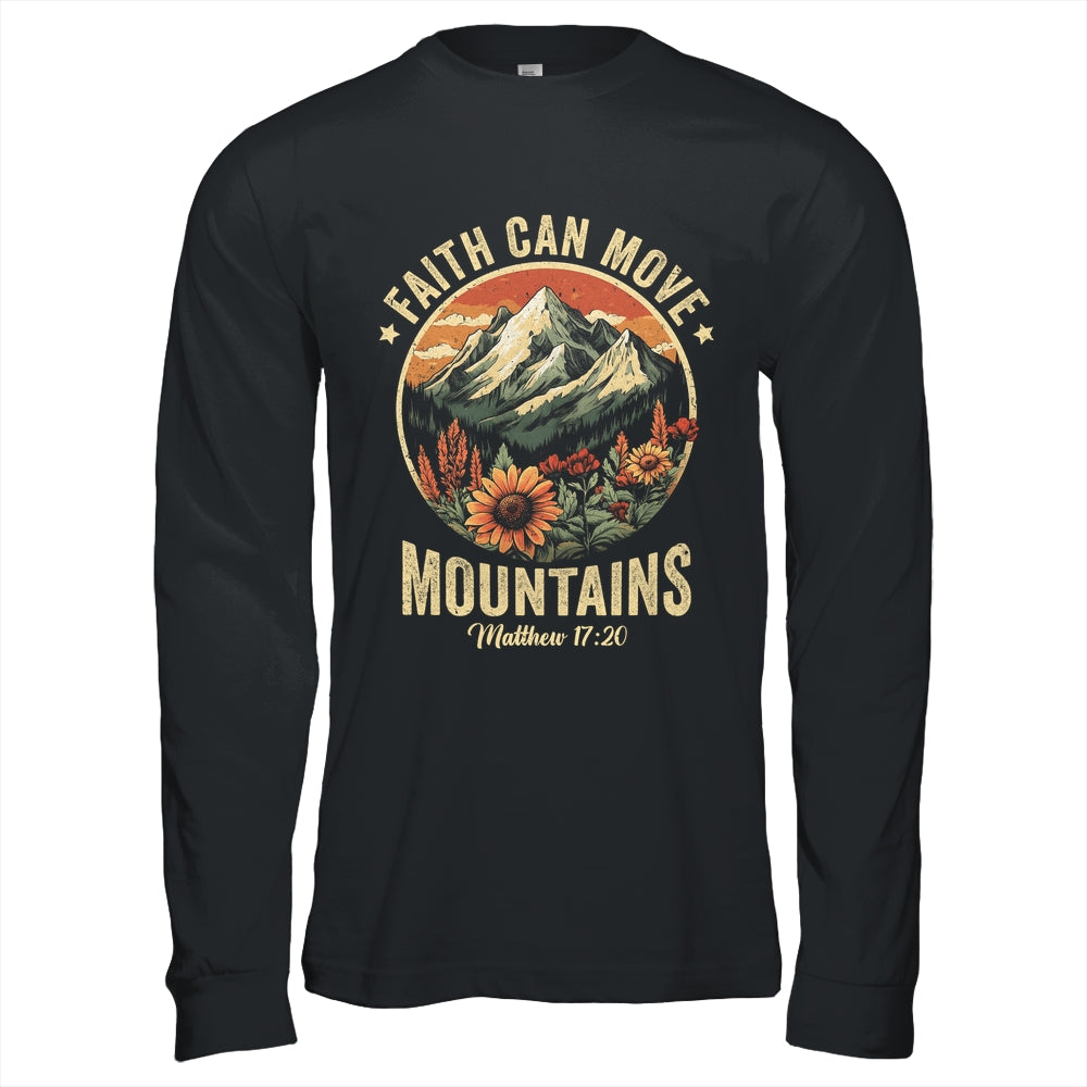 Faith Can Move Mountains Christian Bible Men Women Kids Shirt & Hoodie | teecentury