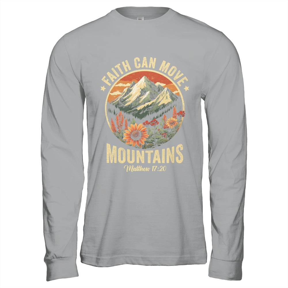 Faith Can Move Mountains Christian Bible Men Women Kids Shirt & Hoodie | teecentury
