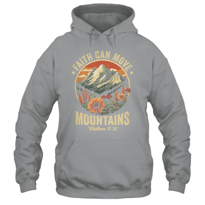 Faith Can Move Mountains Christian Bible Men Women Kids Shirt & Hoodie | teecentury