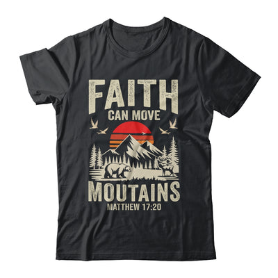 Faith Can Move Mountains Religious Christian Camping Shirt & Hoodie | teecentury