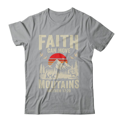Faith Can Move Mountains Religious Christian Camping Shirt & Hoodie | teecentury