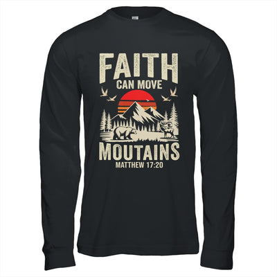 Faith Can Move Mountains Religious Christian Camping Shirt & Hoodie | teecentury