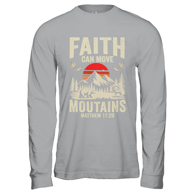 Faith Can Move Mountains Religious Christian Camping Shirt & Hoodie | teecentury