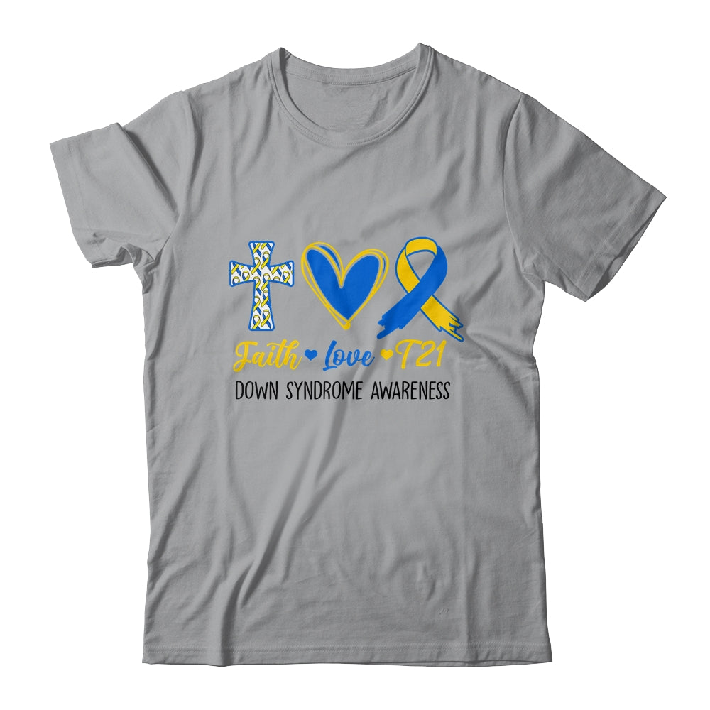 Faith Love Down Syndrome Awareness Christian Men Women Kids Shirt & Hoodie | teecentury