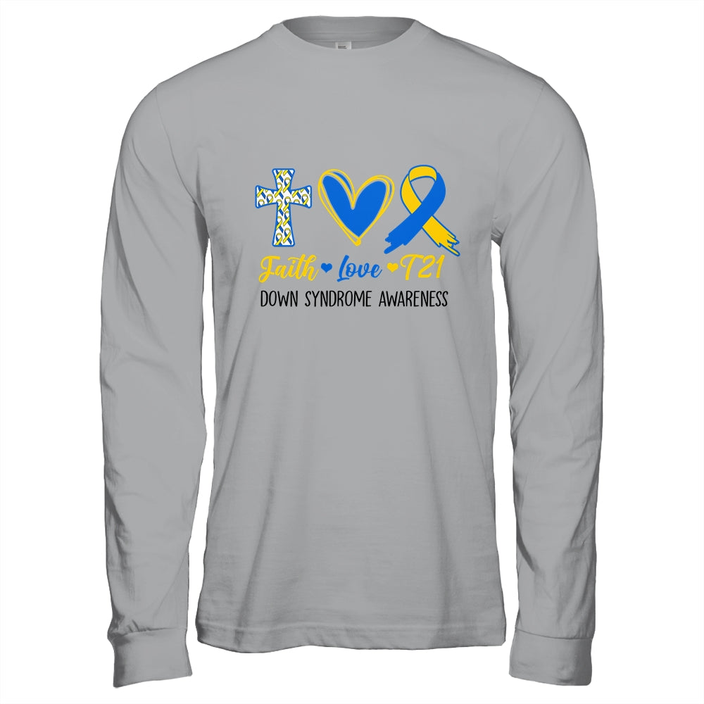 Faith Love Down Syndrome Awareness Christian Men Women Kids Shirt & Hoodie | teecentury