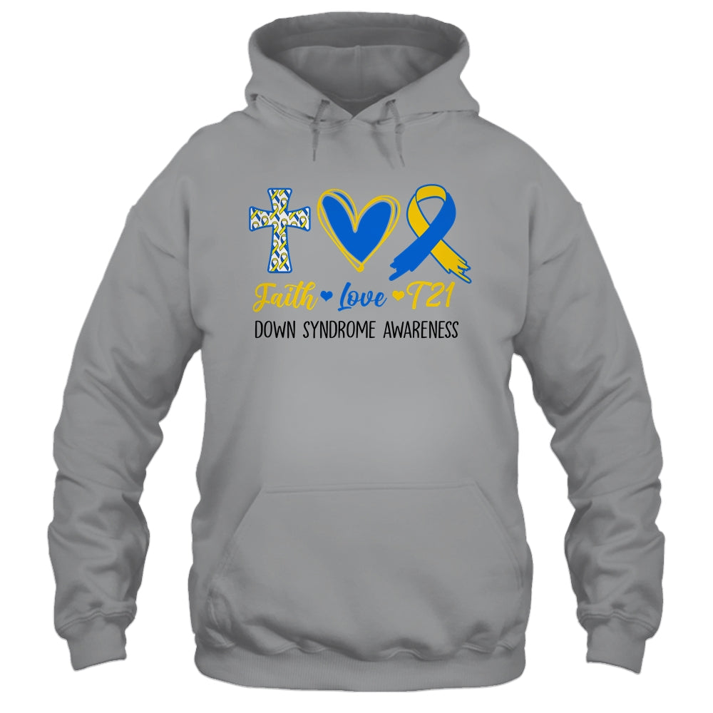 Faith Love Down Syndrome Awareness Christian Men Women Kids Shirt & Hoodie | teecentury