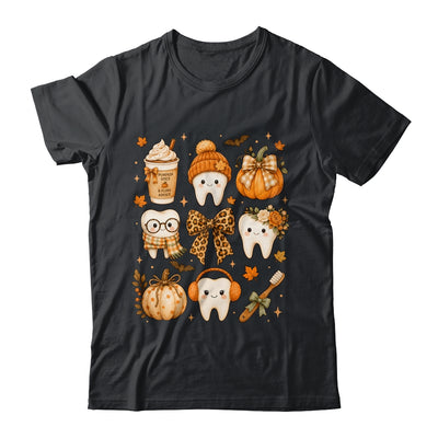 Fall Dentist Halloween Tooth Pumpkin Bow Dental Hygienist Shirt & Sweatshirt | teecentury