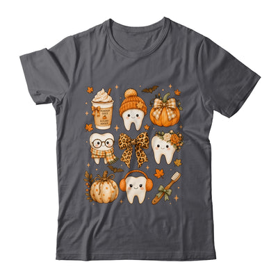 Fall Dentist Halloween Tooth Pumpkin Bow Dental Hygienist Shirt & Sweatshirt | teecentury
