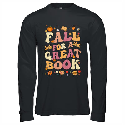 Fall For A Great Book Reading Teacher Librarian Thanksgiving Shirt & Hoodie | teecentury