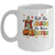 Fall For Jesus He Never Leaves Autumn Christian Thanksgiving Mug | teecentury