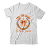 Fall For Jesus He Never Leaves Fall Autumn Coquette Bow Pumpkin Shirt & Sweatshirt | teecentury