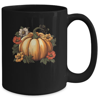 Fall For Women Vintage Pumpkin Autumn Graphic Thanksgiving Mug | teecentury