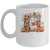 Fall Halloween Cute Ghost Reading Book Spooky Pumpkin Women Mug | teecentury
