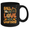 Fall In Love With Learning Autum Thanksgiving Teacher Kids Mug | teecentury