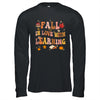 Fall In Love With Learning Fall Teacher Thanksgiving Groovy Shirt & Hoodie | teecentury