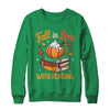 Fall In Love With Reading Cute Book Lover Autumn Librarian Shirt & Sweatshirt | teecentury