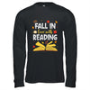 Fall In Love With Reading Fall Leaves Autumn Thanksgiving Shirt & Hoodie | teecentury