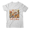 Fall Vibes Pumpkin Girls Autumn Vibes Scarecrow Thanksgiving Shirt & Sweatshirt | teecentury