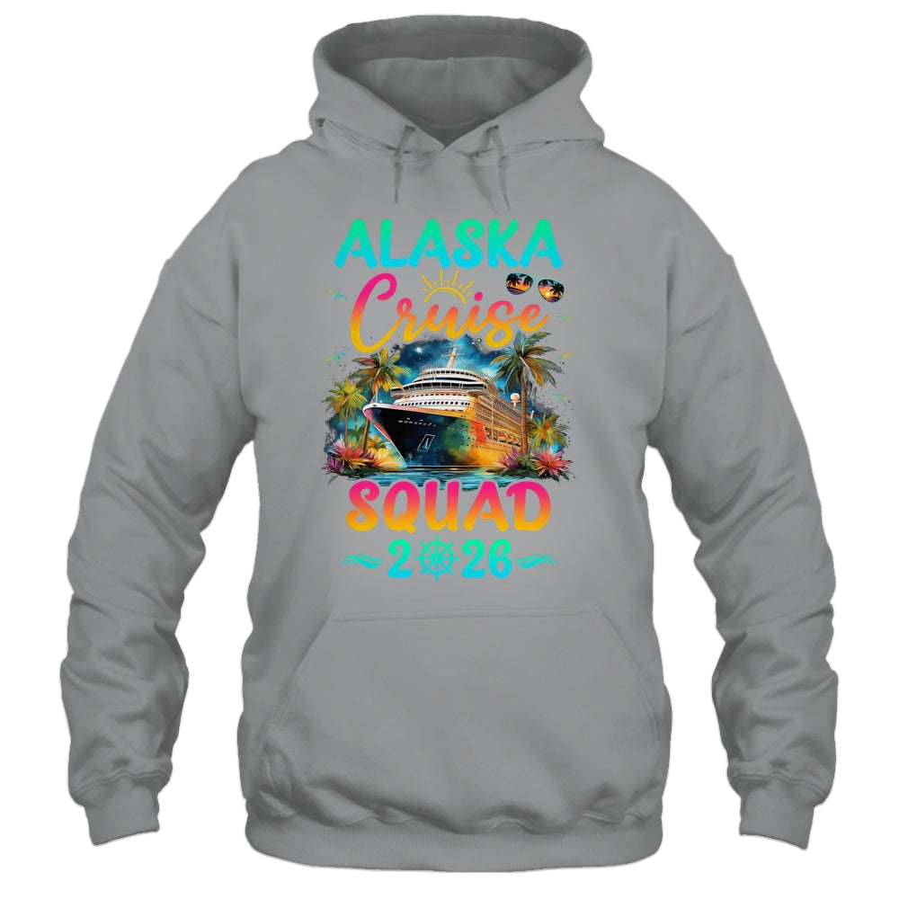 Family Alaska Cruise Squad 2026 Summer Vacation Matching Shirt & Hoodie | teecentury
