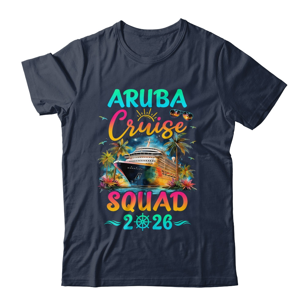Family Aruba Cruise Squad 2026 Summer Vacation Matching Shirt & Tank Top | teecentury