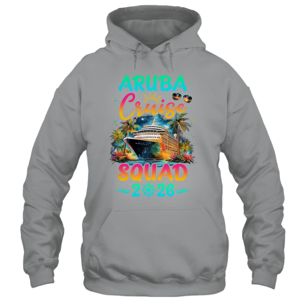 Family Aruba Cruise Squad 2026 Summer Vacation Matching Shirt & Tank Top | teecentury