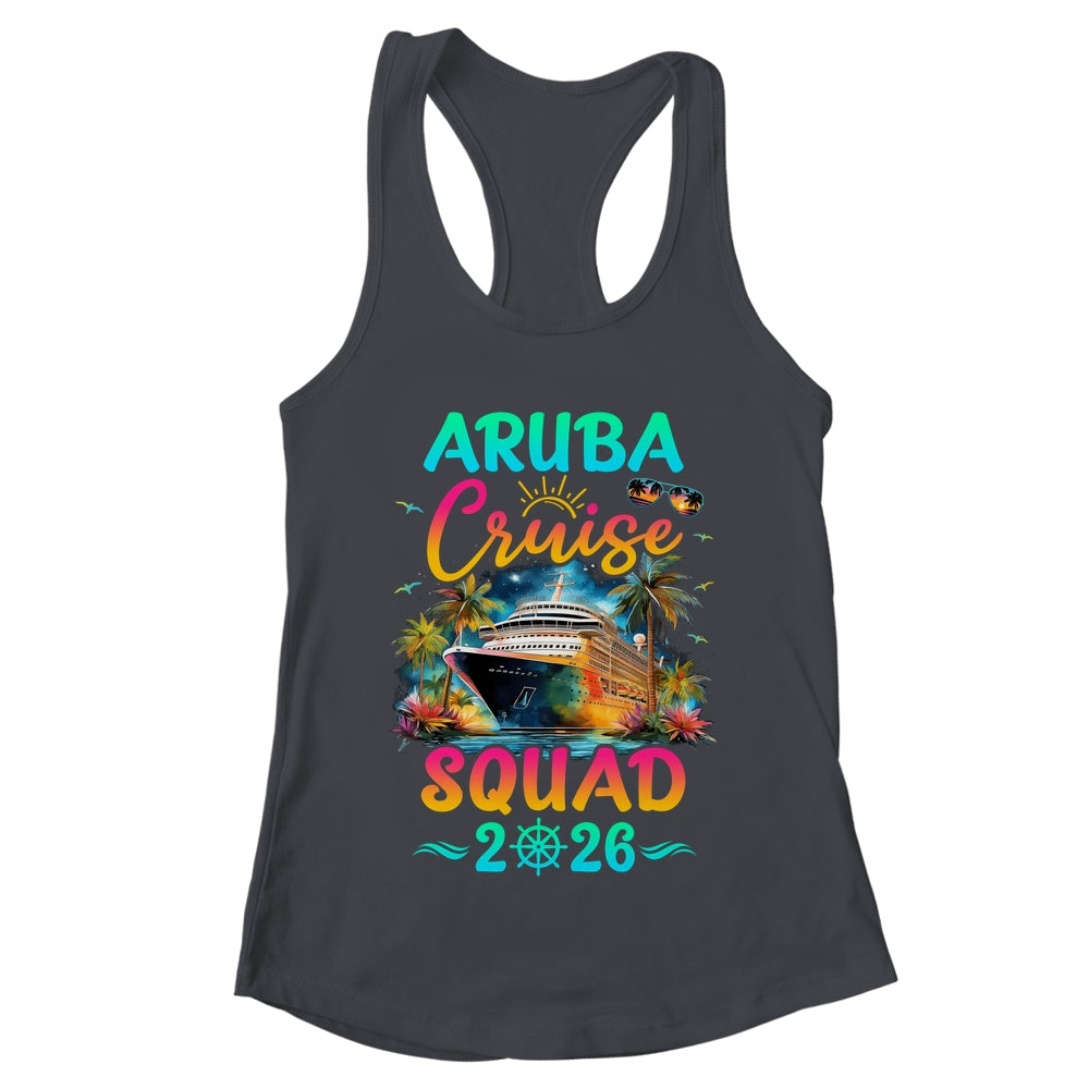 Family Aruba Cruise Squad 2026 Summer Vacation Matching Shirt & Tank Top | teecentury