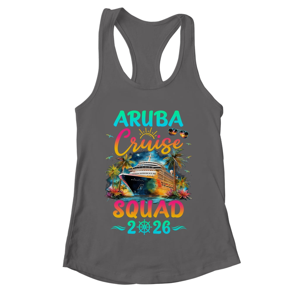 Family Aruba Cruise Squad 2026 Summer Vacation Matching Shirt & Tank Top | teecentury