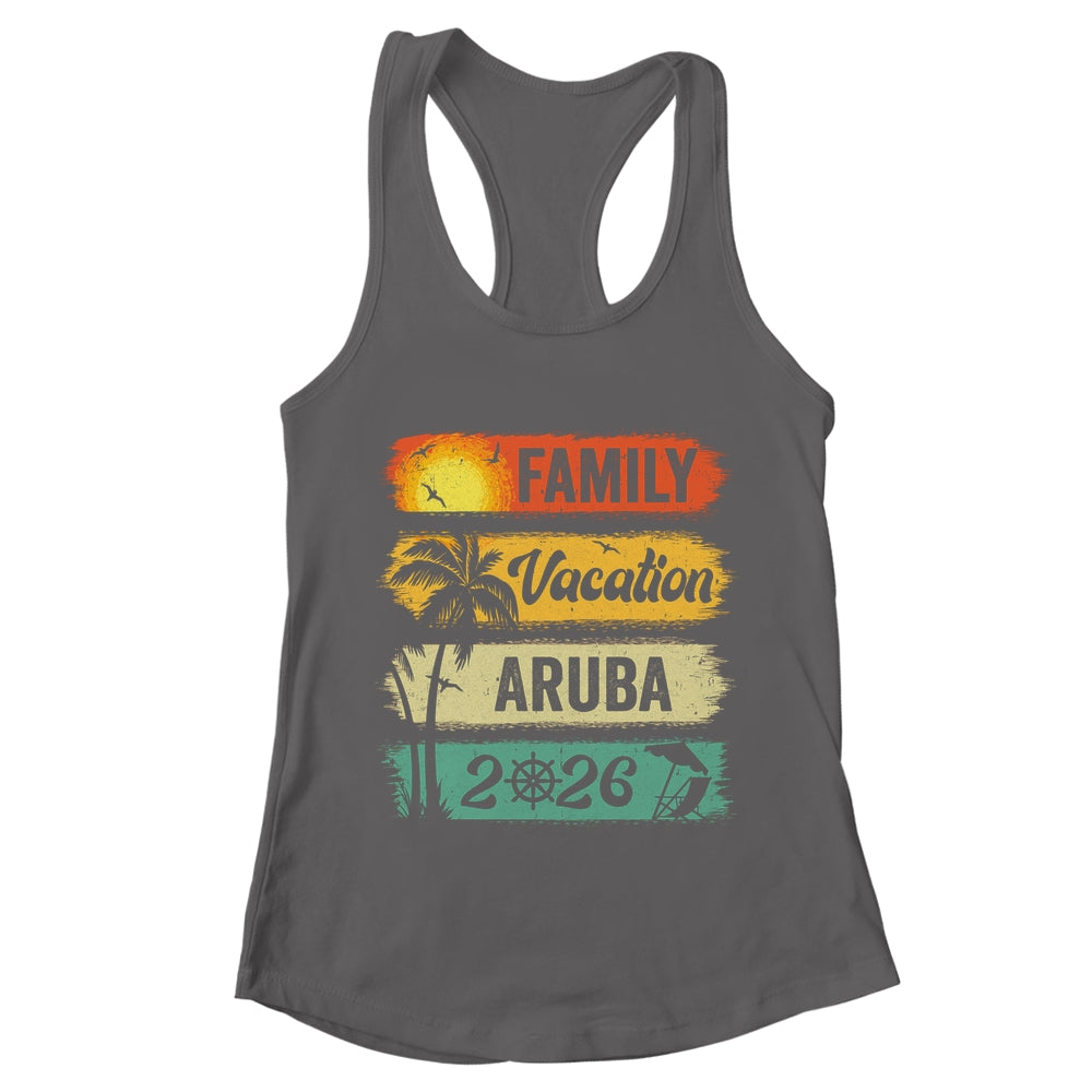 Family Aruba Vacation 2026 Funny Matching Group Family Shirt & Tank Top | teecentury