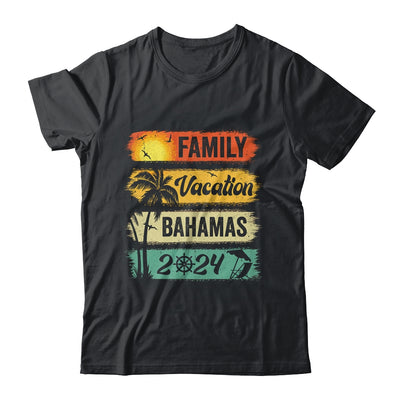 Family Bahamas Vacation 2024 Funny Matching Group Family Shirt & Tank Top | teecentury