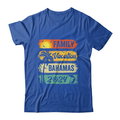 Family Bahamas Vacation 2024 Funny Matching Group Family Shirt & Tank Top | teecentury