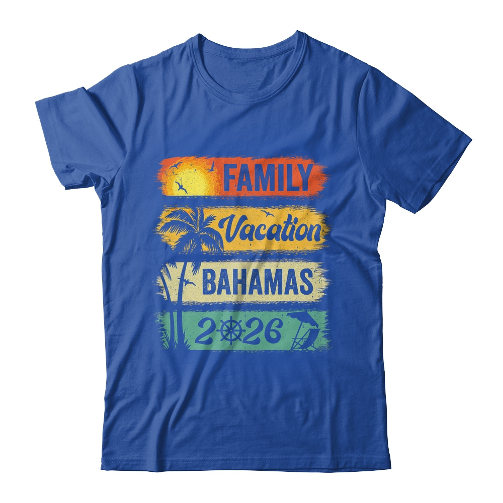 Family Bahamas Vacation 2026 Funny Matching Group Family Shirt & Tank Top | teecentury