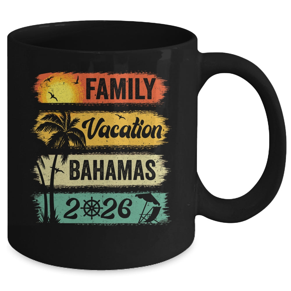 Family Bahamas Vacation 2026 Funny Matching Group Family Mug | teecentury